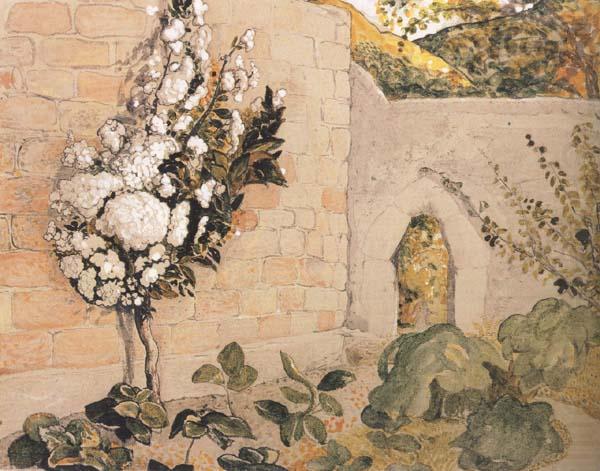 Samuel Palmer Pear Tree in a Walled Garden